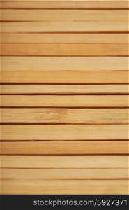 Wooden mat close-up - texture