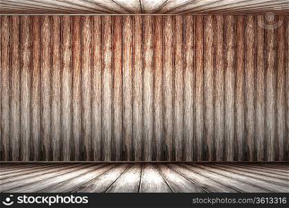 Wooden panel wall interior background illustration