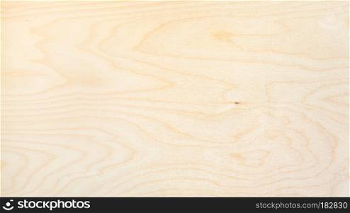 wooden panoramic background from natural birch board