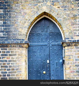 wooden parliament in london old church door and marble antique wall