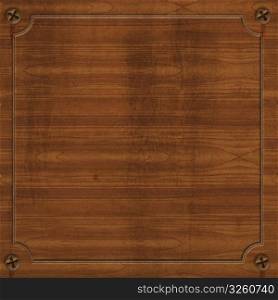 Wooden plank illustration with open space for your design