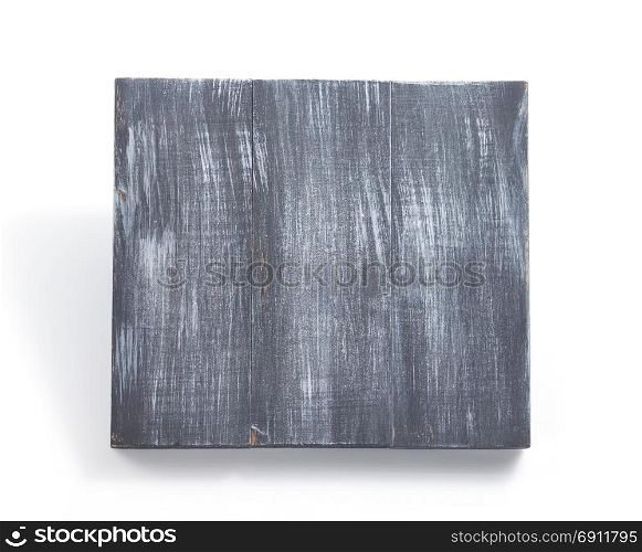 wooden plank panel isolated on white background