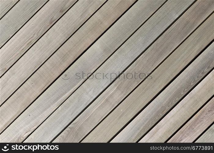 Wooden planks.