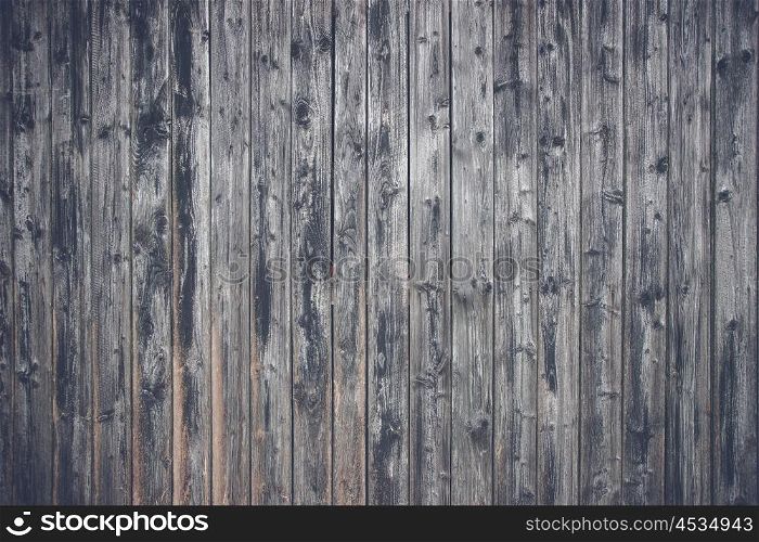 Wooden planks in black color with a matte tone
