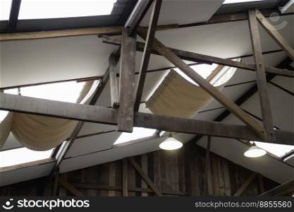 Wooden renovated Thai style architecture, stock photo