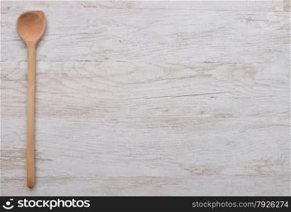 Wooden spoon background