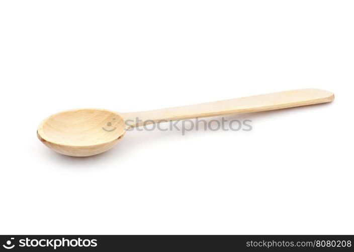 Wooden Spoon isolated on white background&#xA;