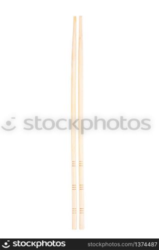 Wooden sticks for Asian cuisine. Studio Photo. Wooden sticks for Asian cuisine