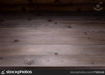Wooden table top background texture. Wood tabletop front view with copy space