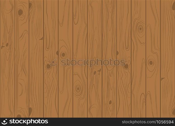 Wooden texture light brown colors background - Vector illustration