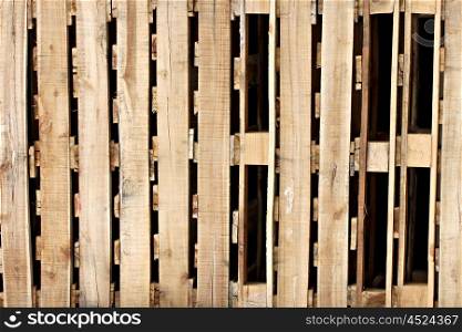 Wooden texture of pallets for background.