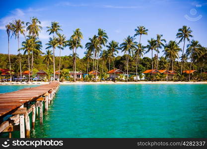 wooden walkway