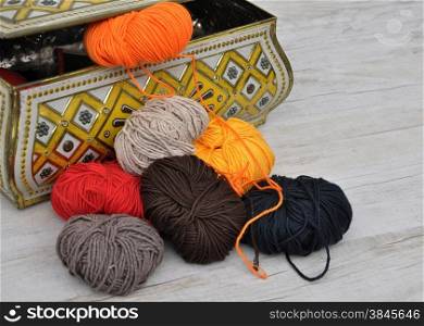Wool and tin case