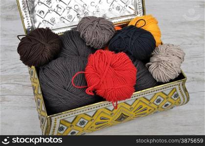 Wool and tin case