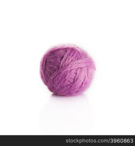 wool on a white background