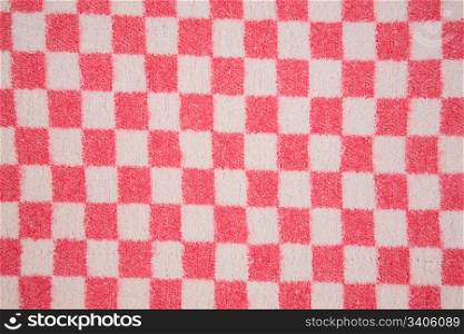 wool red white square texture