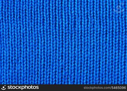 wool sweater texture. blue color