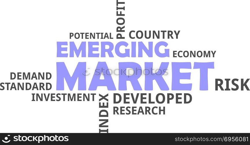 word cloud - emerging market