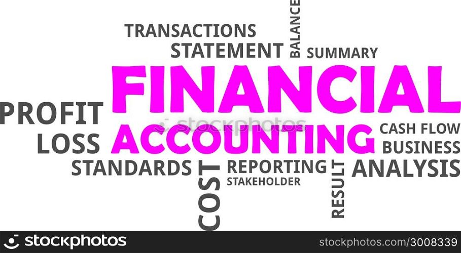 word cloud - financial accounting