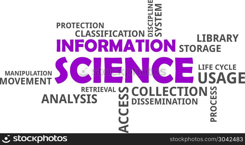 word cloud - information science