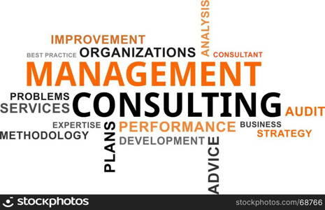 word cloud - management consulting