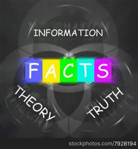 Words Displaying Information Truth Theory and Fact