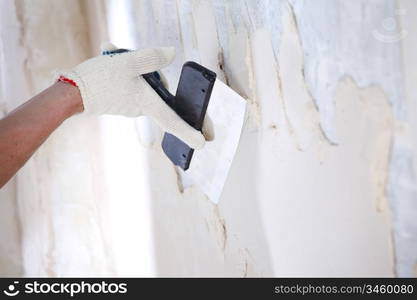 work aligns with a spatula wall