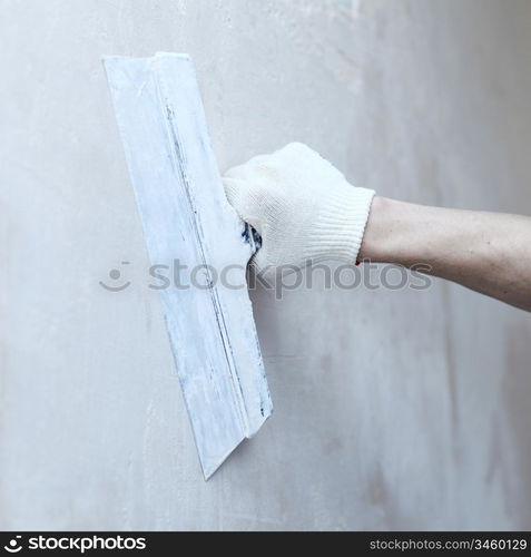 work aligns with a spatula wall