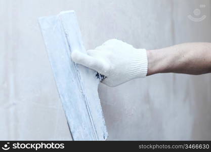 work aligns with a spatula wall