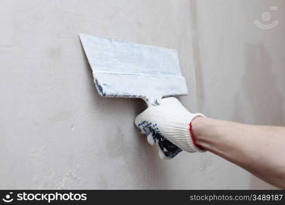 work aligns with a spatula wall