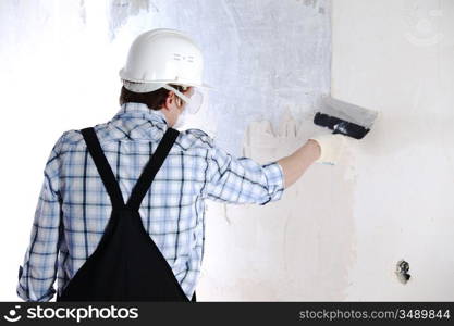 work aligns with a spatula wall