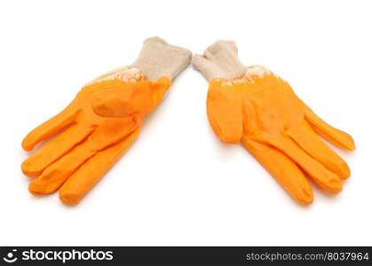 work gloves isolated on a white background