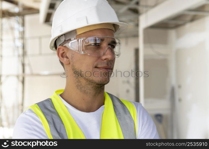 worker construction site