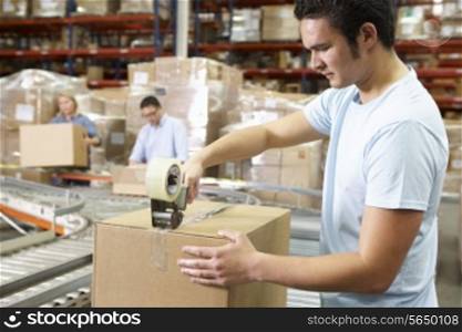 Workers In Distribution Warehouse