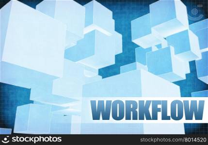 Workflow on Futuristic Abstract for Presentation Slide. Workflow on Futuristic Abstract