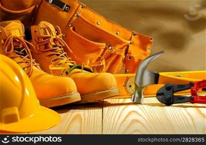 working clothing and tools