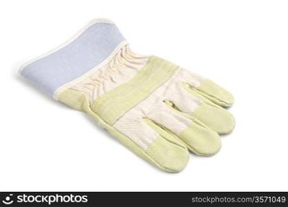 working glove isolated on white background