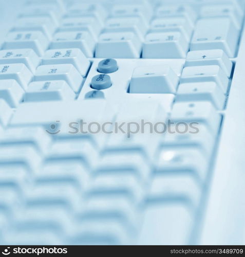 working keyboard macro close up