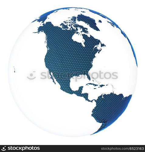 World concept planet Earth 3d rendering. World concept planet Earth. Elements of this image furnished by NASA. 3D rendering. World concept planet Earth 3d rendering