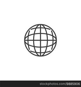 World globe icon vector design