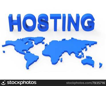 World Hosting Meaning Earth Webhosting And Planet