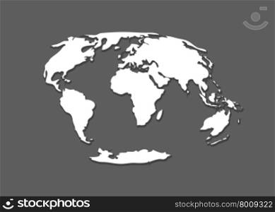 world map and globe Illustration