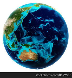 World map white isolated 3d rendering. World map white isolated. Elements of this image furnished by NASA 3d rendering. World map white isolated 3d rendering