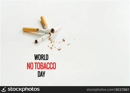 World No Tobacco Day. May 31st No Smoking Day. Poison of cigaret. World No Tobacco Day. May 31st No Smoking Day. Poison of cigarette