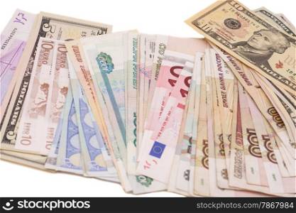 World Paper Money background