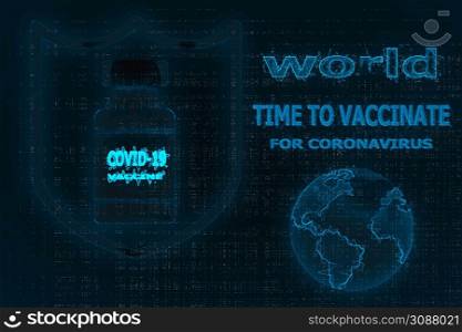 World, the timing of coronavirus prevention with vaccines In the most severe case of the COVID-19 epidemic