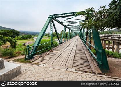 World War II Memorial Bridge in Pai, Mae Hong Son Province, nothern Thailand