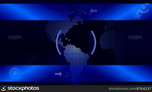 world_waves_loop FULL HD Blue