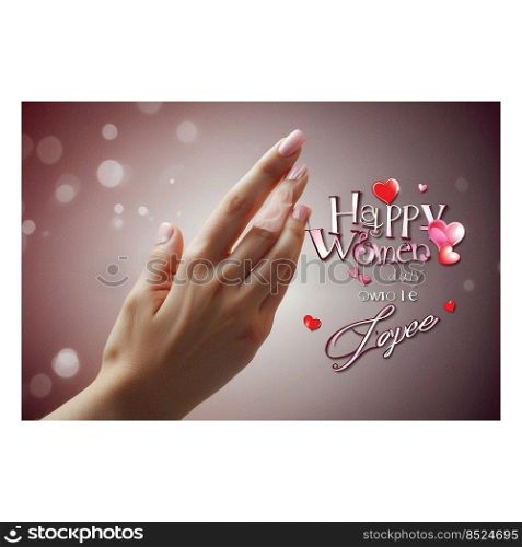 Worldwide Happy Women’s Day banner illustration image