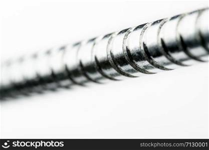 Worm screw isolated on white background